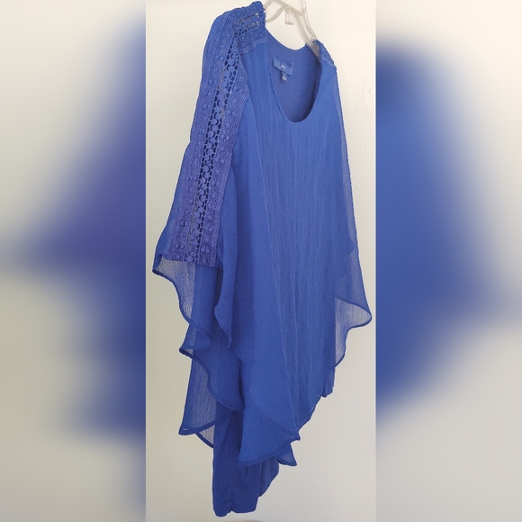 Apt 9 Layered Flowy Short Sleeve Top - Picture 2 of 6